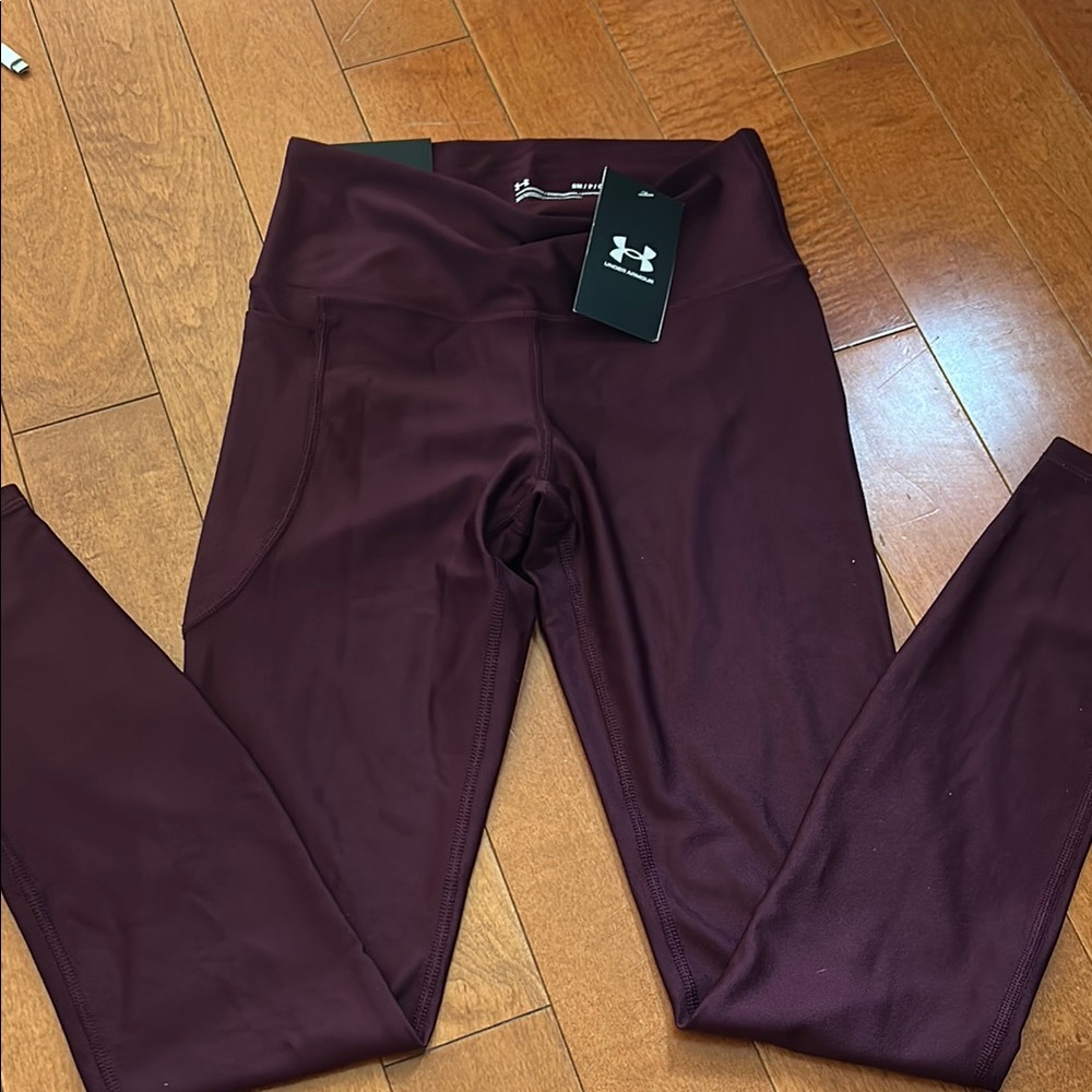 Under Armour Burgundy Leggings